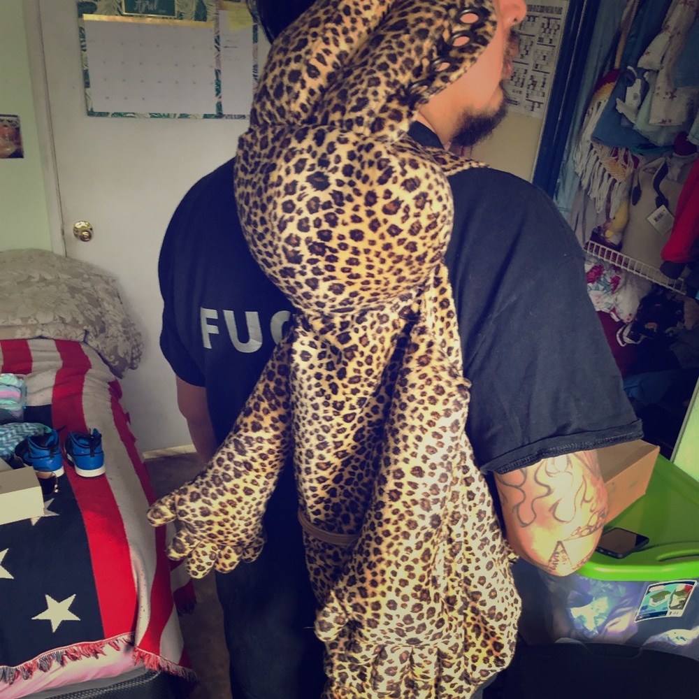 Punk bunny backpack/sling
